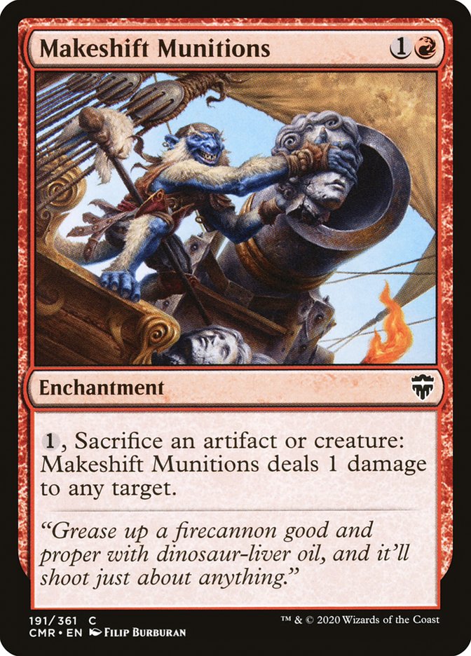 Municiones improvisadas [Commander Legends]