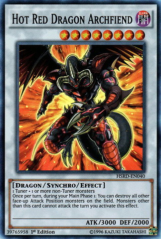 Rey Demonio Dragón Rojo Quemadura [HSRD-EN040] Super Rara