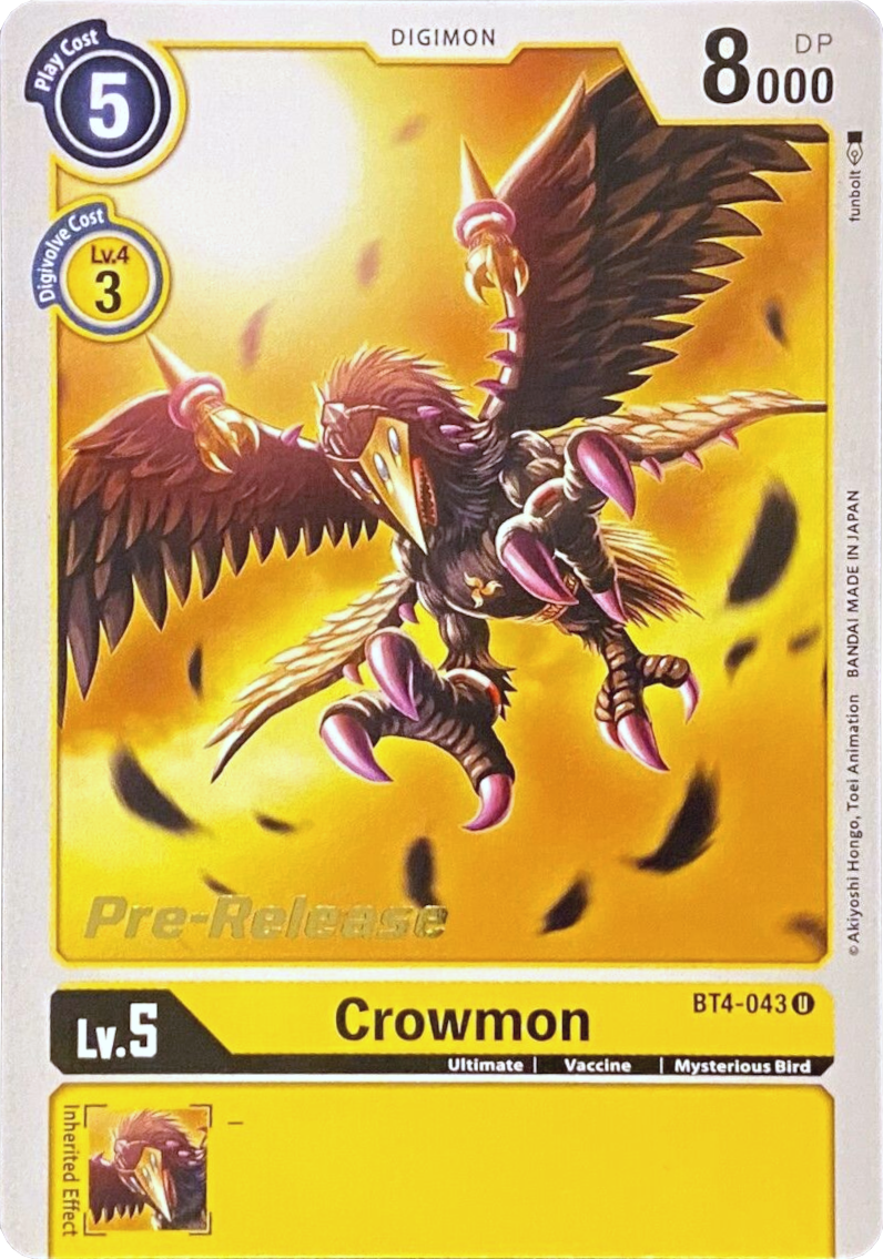 Crowmon [BT4-043] [Promoción de preestreno Great Legend]