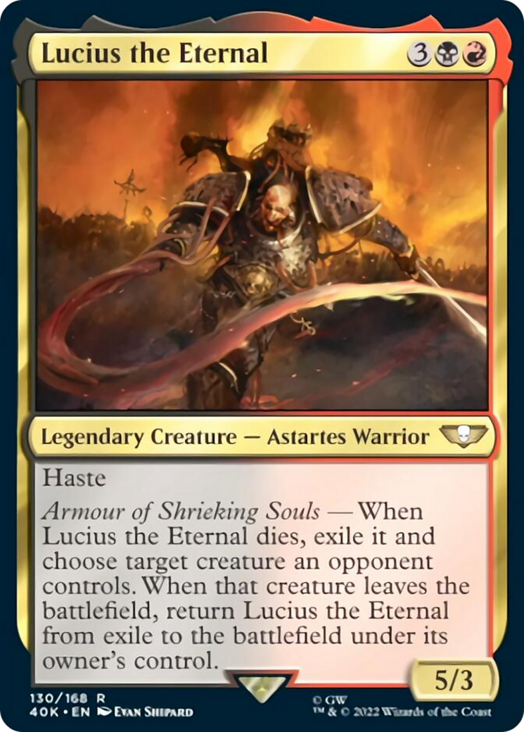 Lucius l'Éternel (Surge Foil) [Warhammer 40,000]