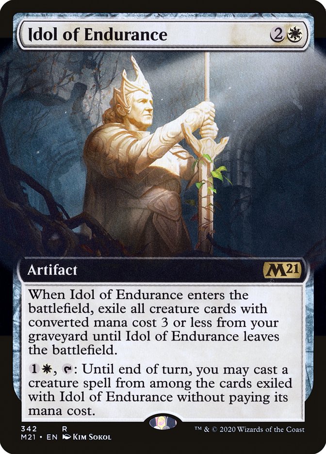 Idole de l'Endurance (Extended Art) [Core Set 2021]