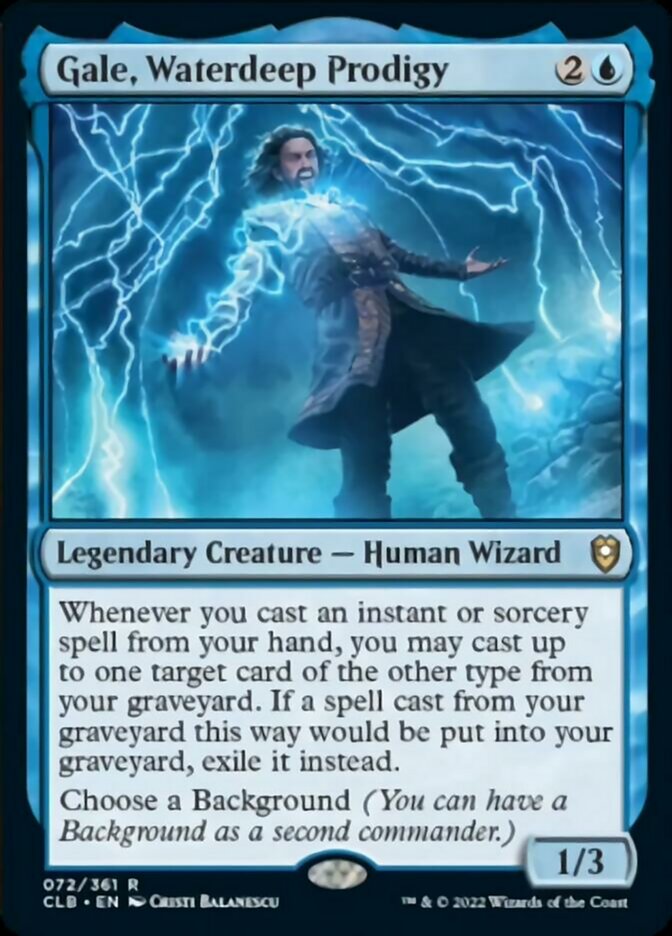 Gale, prodige de Padhiver [Commander Legends : Battle for Baldur's Gate]