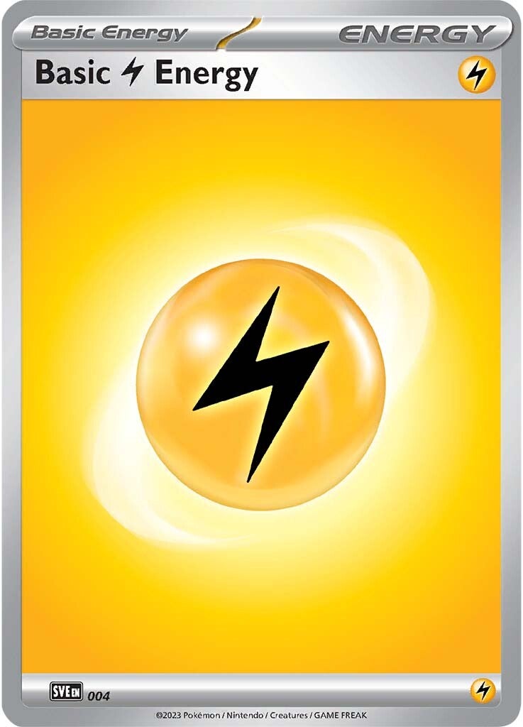 Energía Rayo (004) [Escarlata y Púrpura: Set Base]