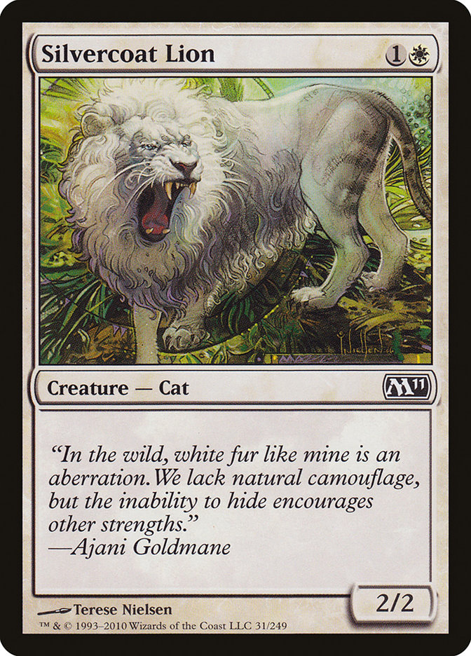 Lion à crinière d'argent [Magic 2011]