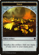 Dragon (006) // Jeton double-face Or [Commander 2017 Tokens]