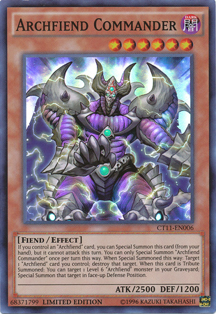 Commandant Archdémon [CT11-FR006] Super Rare