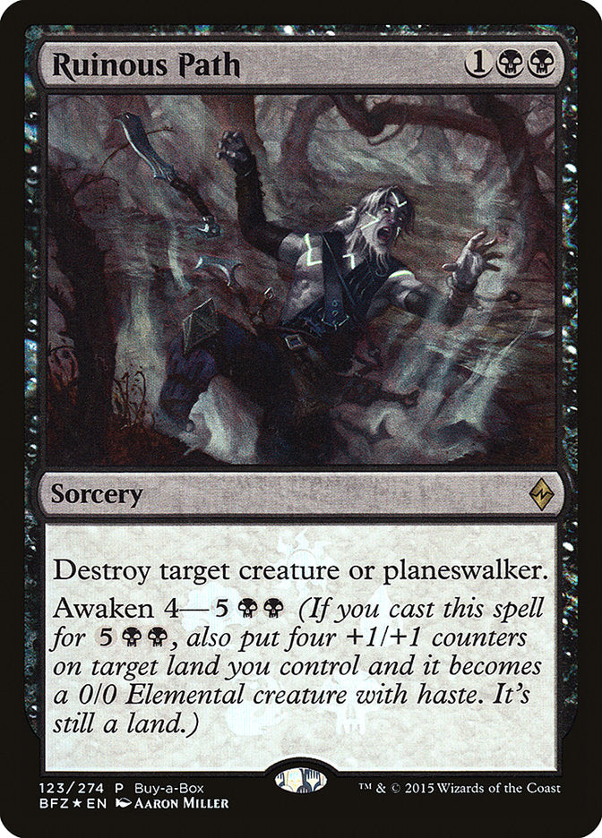 Chemin dévastateur (Promo Buy-a-Box) [Promos La Bataille de Zendikar]