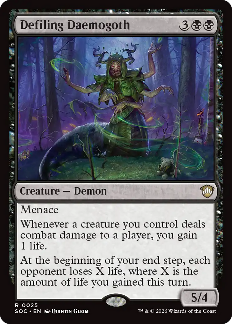 Profanar el Daemogoth [Secretos de Strixhaven Commander]