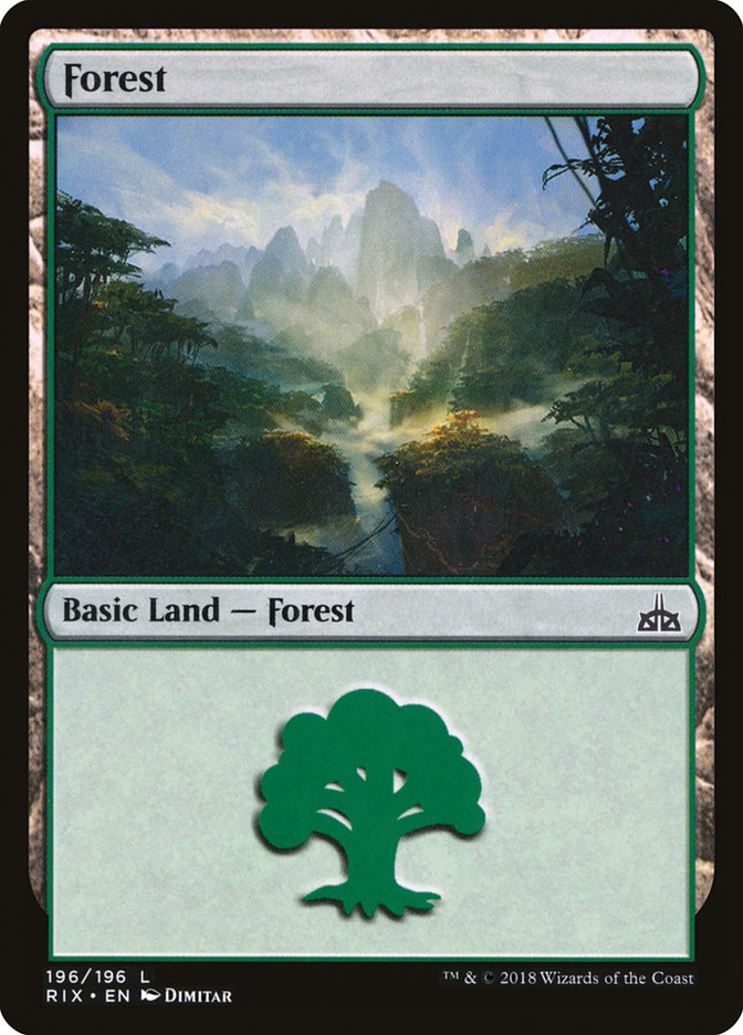 Forêt (196) [Rivals of Ixalan]