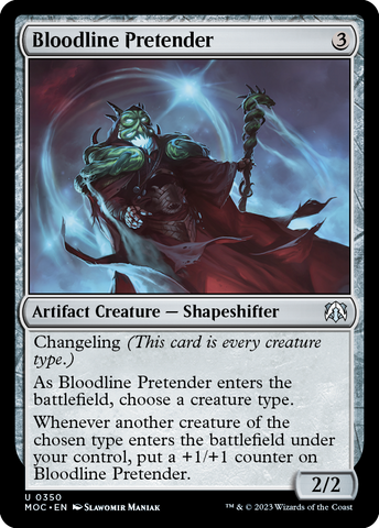 Pretendiente del linaje [Marcha de la Máquina Commander]