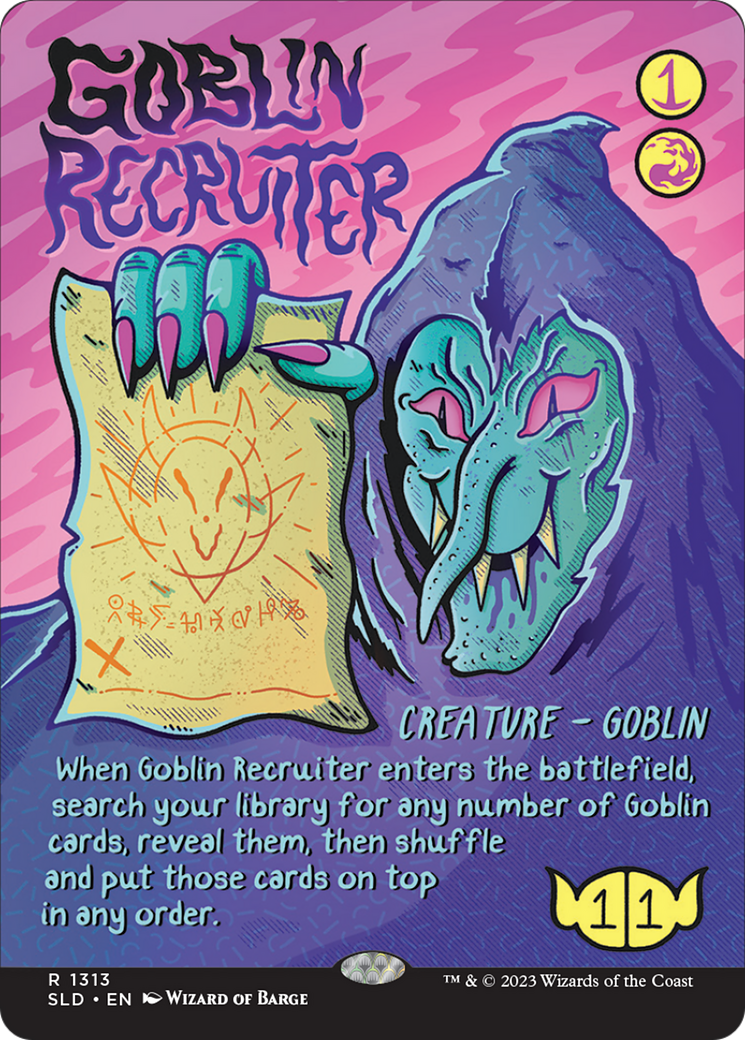 Goblin Recruiter (Rainbow Foil) [Série de sorties Secret Lair]