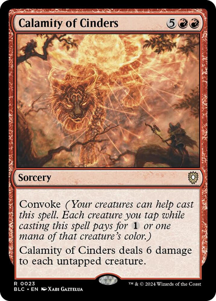 Calamidad de las Cenizas [Bloomburrow Commander]