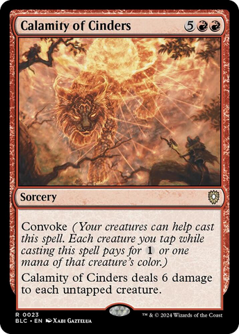 Calamidad de las Cenizas [Bloomburrow Commander]