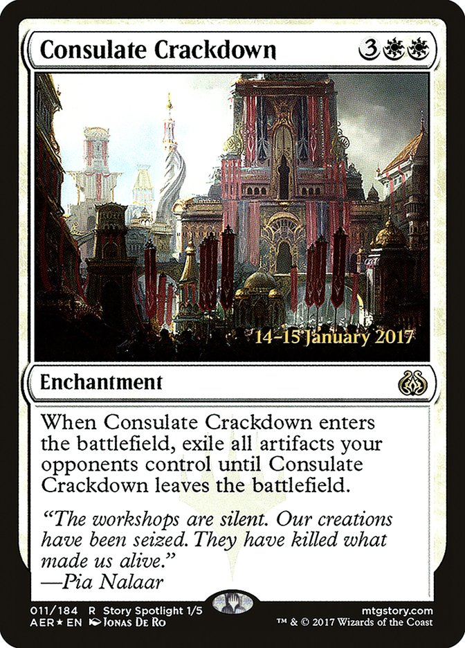 Represión del Consulado [Cartas Promocionales de la Presentación de Aether Revolt]