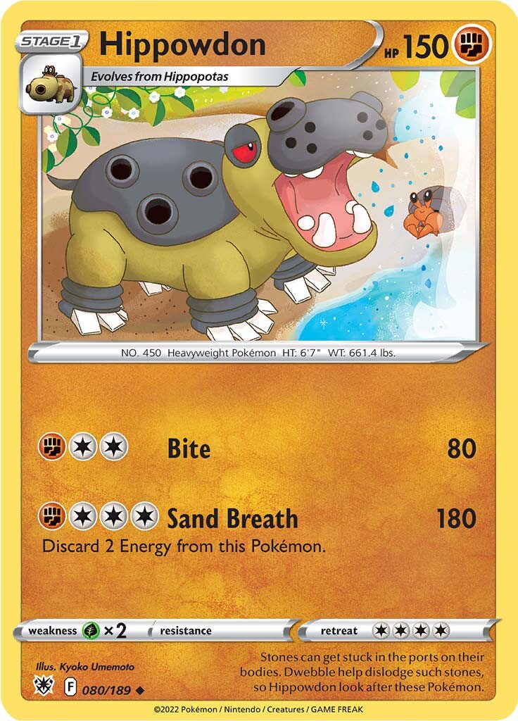 Hippowdon (080/189) [Espada y Escudo: Radiante Astre]