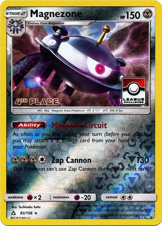 Magnezone (83/156) (Liga Promocional 4.º Puesto) [Sol y Luna: Ultra Prisma]