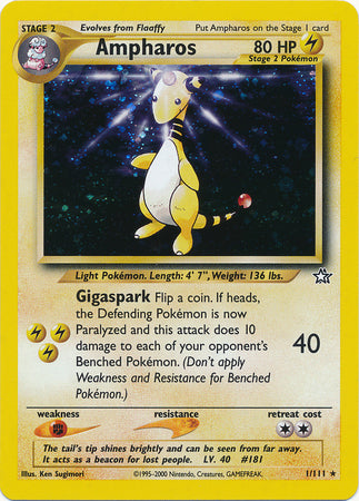 Ampharos (1/111) [Néo Genesis Illimité]