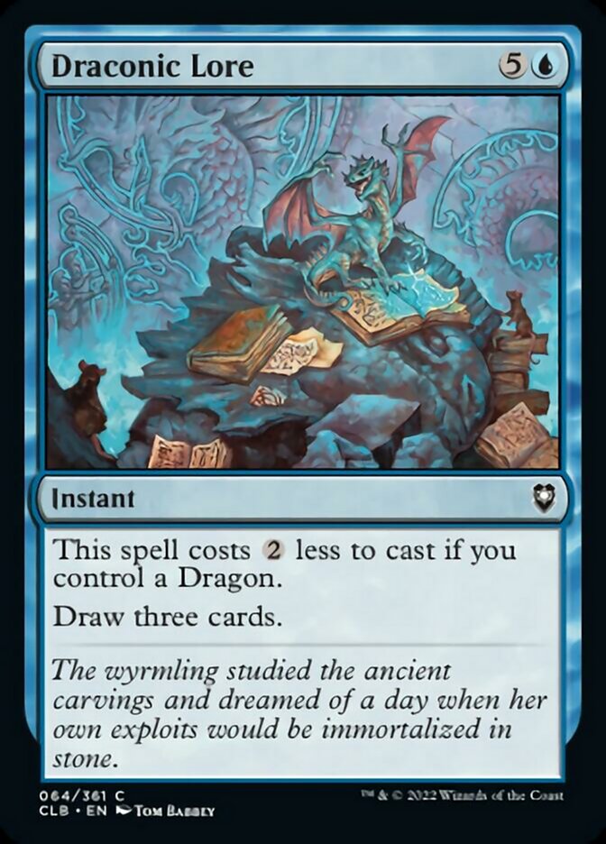 Savoir draconique [Commander Legends: Battle for Baldur's Gate]