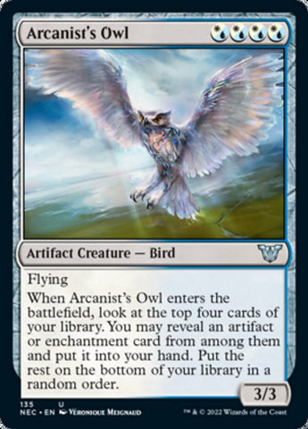 Hibou de l'arcaniste [Kamigawa: La Dynastie néon Commander]