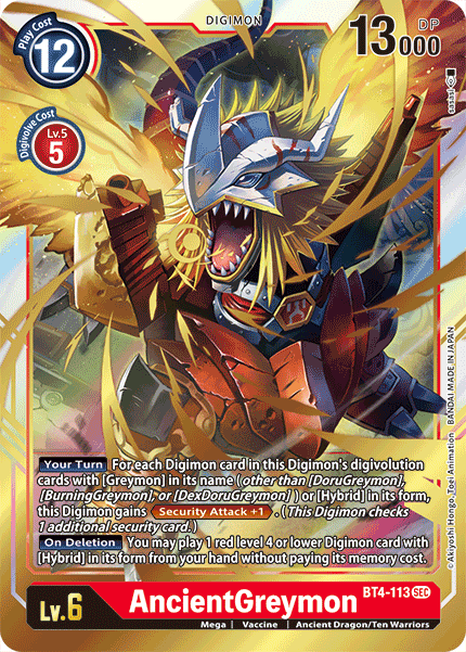 AncientGreymon [BT4-113] [Gran Leyenda]