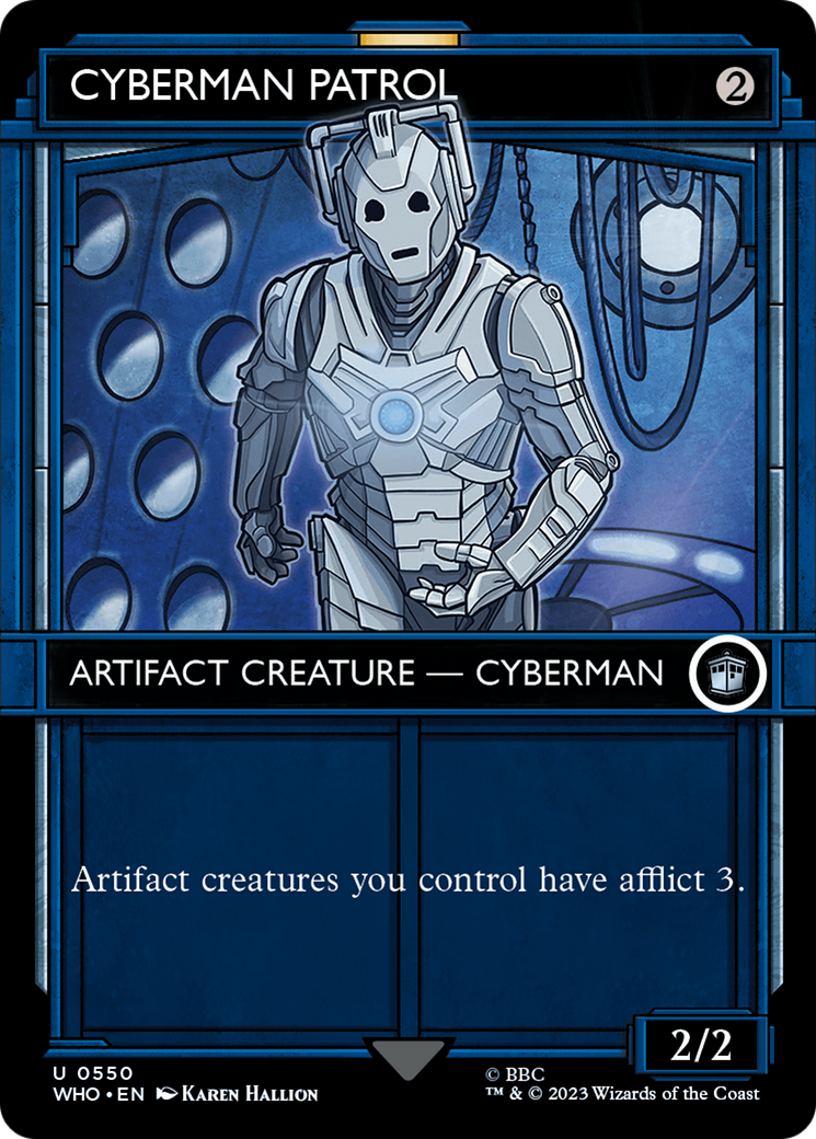 Patrouille de Cybermen (Vitrine) [Doctor Who]