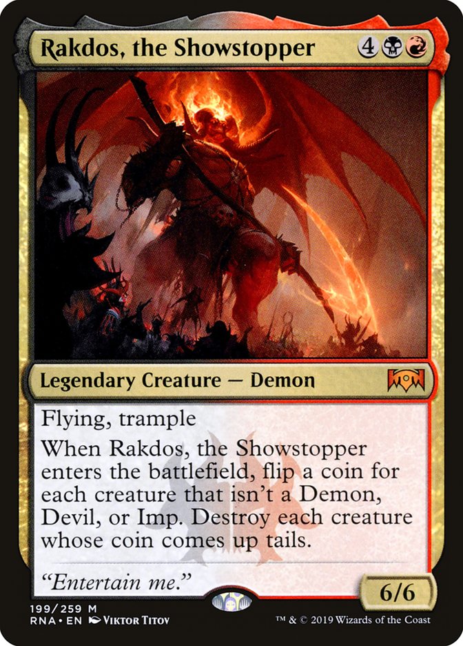 Rakdos, l'Animateur de Spectacles [Allégeance de Ravnica]