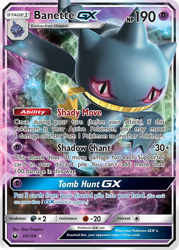 Banette GX (66/168) [Soleil et Lune : Tempête Céleste]