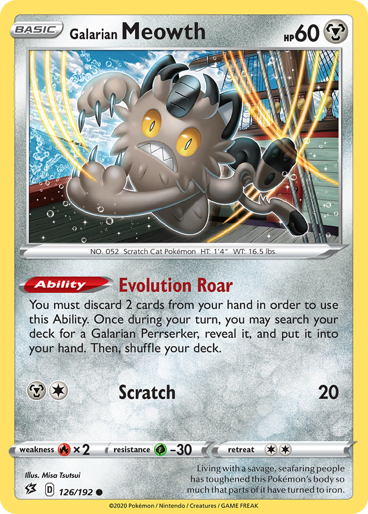 Miaouss de Galar (126/192) [Épée et Bouclier : Clash des Rébellions]