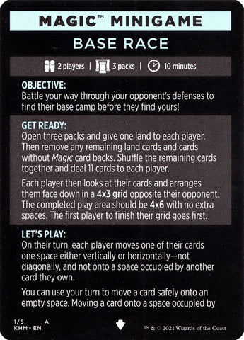 Carrera base (minijuego de Magic) [Minijuego de Kaldheim]