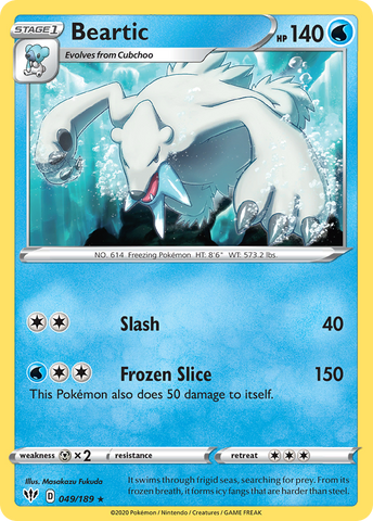 Beartic (049/189) [Espada y Escudo: Oscuridad Incandescente]