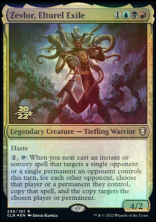 Zevlor, exilé d'Elturel [Commander Legends : Battle for Baldur's Gate Prerelease Promos]
