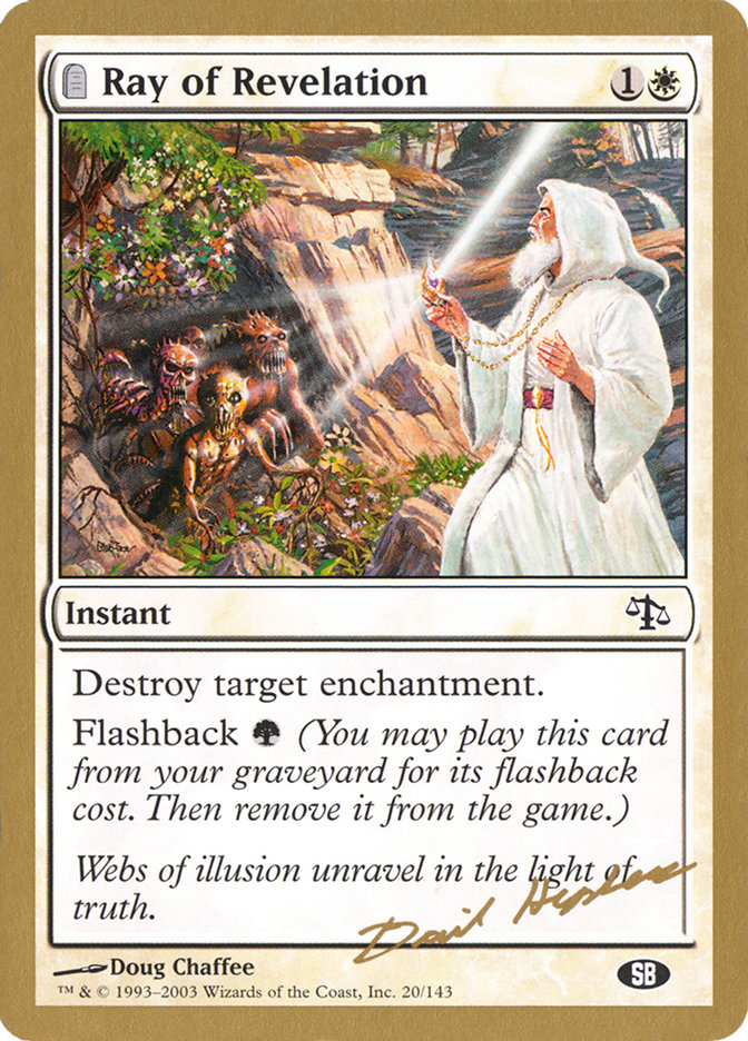 Rayon de révélation (Dave Humpherys) (Réserve) [World Championship Decks 2003]