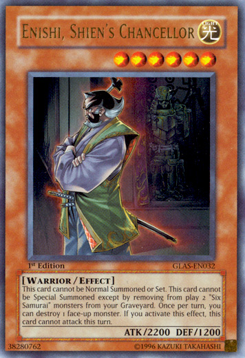 Enishi, Chancelier de Shien [GLAS-FR032] Ultra Rare