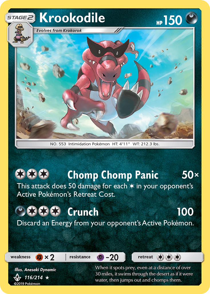 Krookodile (116/214) [Sol y Luna: Lazos Indestructibles]