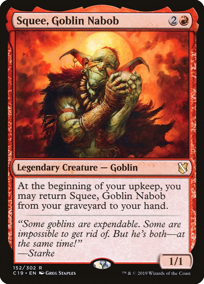 Squee, le nabab gobelin [Commander 2019]