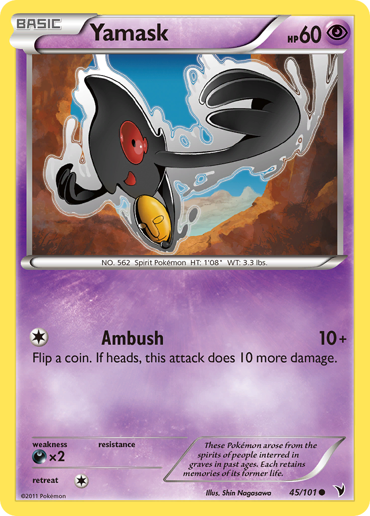 Yamask (45/101) [Negro y Blanco-Victorias Majestuosas]