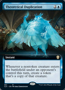 Duplication théorique (Extended Art) [Commander 2021]