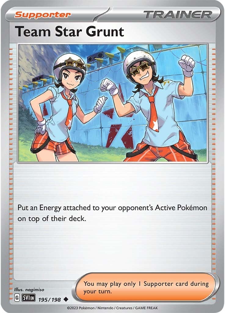 Recluta del Team Star (195/198) [Escarlata y Púrpura: Set básico]