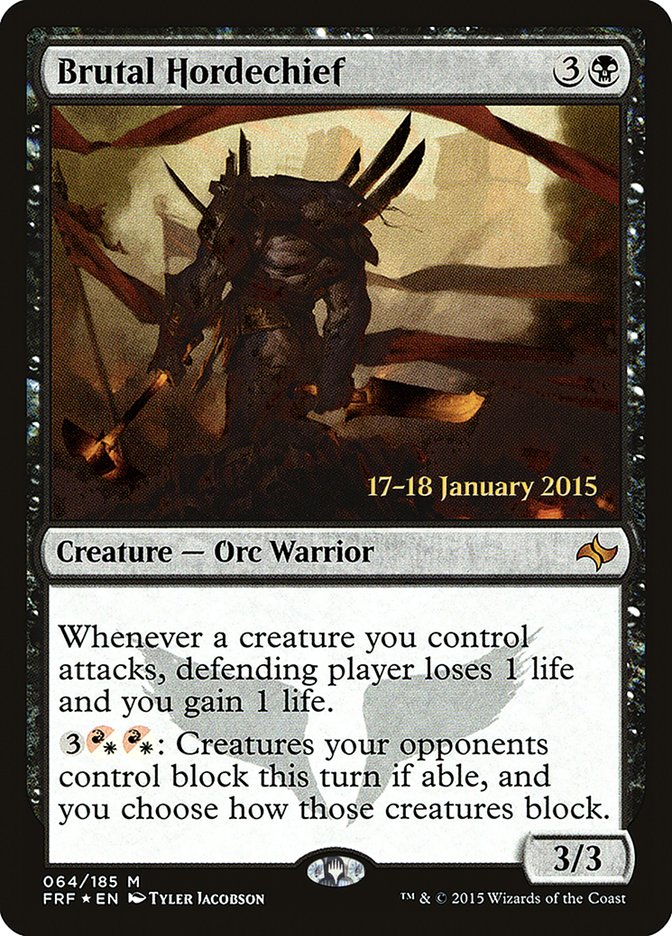 Chef de horde brutal [Promos Avant-garde Destin reforgé]