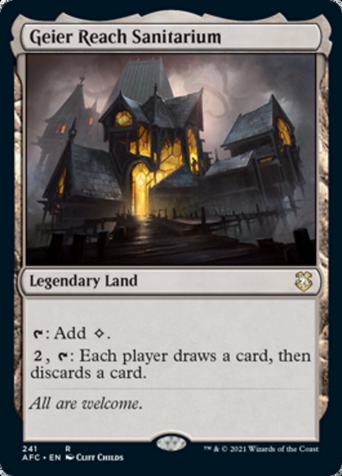 Sanatorium de l'Envergure de Geier [Magic: The Gathering – Aventures dans les Royaumes Oubliés Commander]