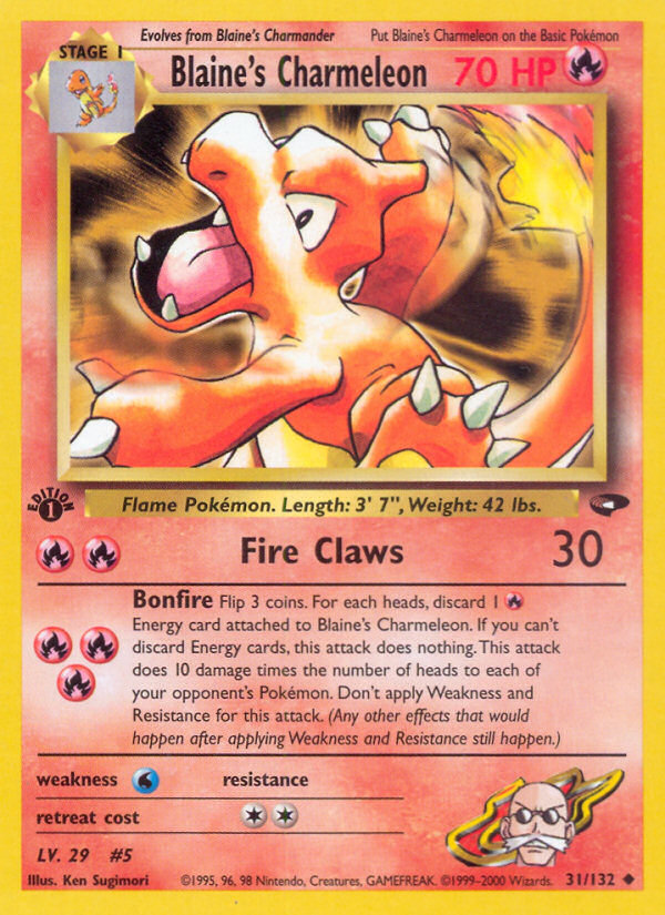 Charmeleon de Blaine (31/132) [Desafío de Gimnasio 1ª edición]