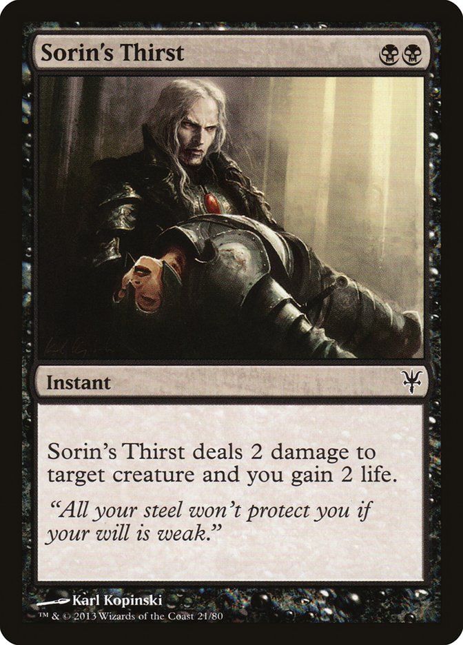 La soif de Sorin [Decks de duellistes : Sorin vs. Tibalt]