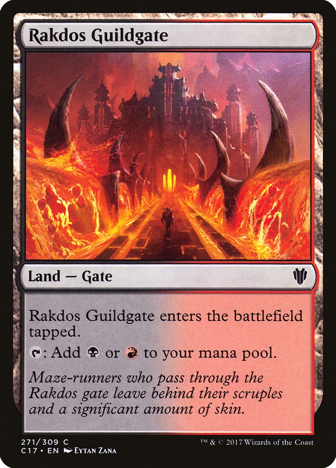 Porte de guilde de Rakdos [Commander 2017]
