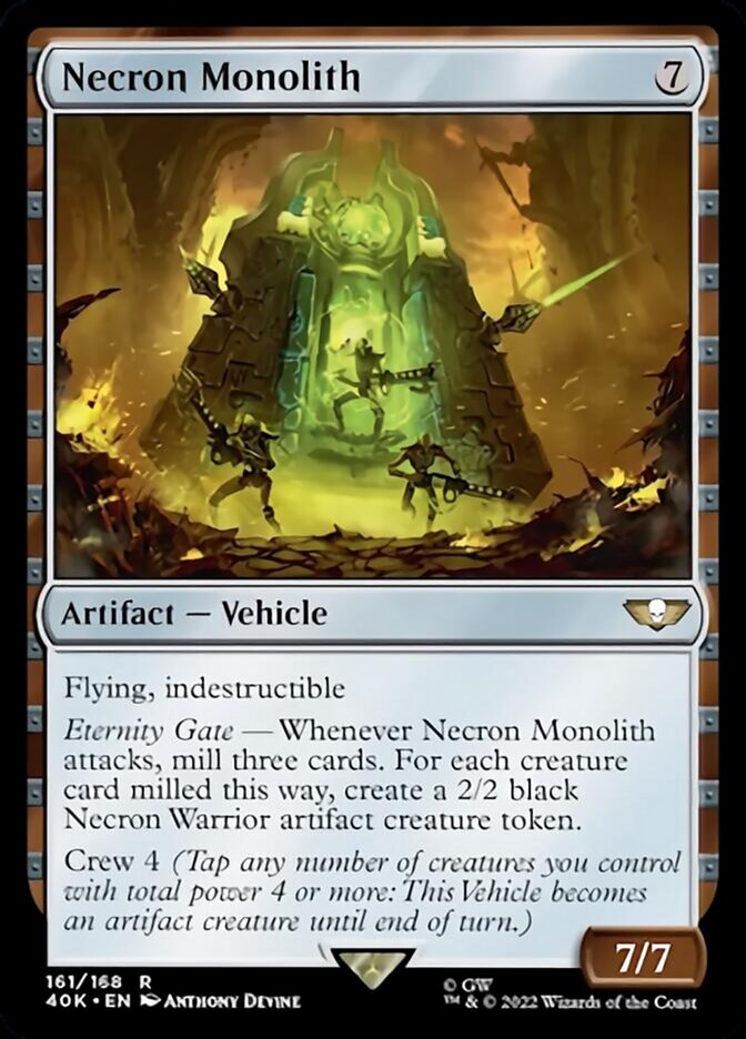 Monolithe Nécron [Warhammer 40,000]