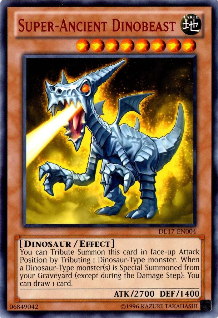 Dinobête Super Ancienne (Rouge) [DL17-FR004] Rare