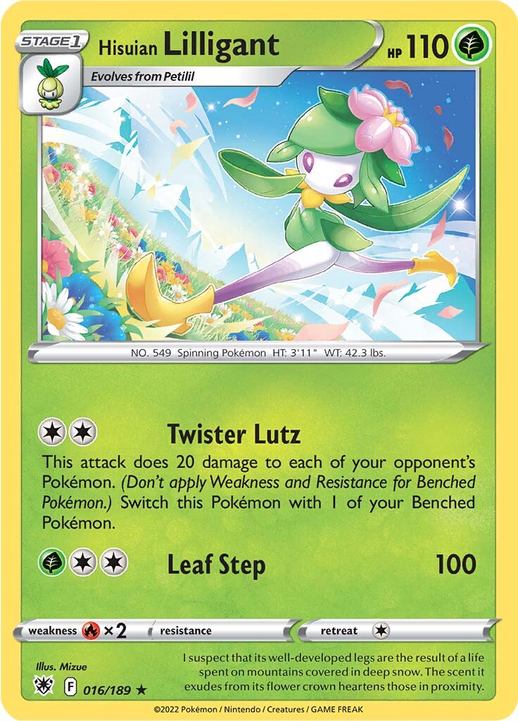 Lilligant de Hisui (016/189) [Espada y Escudo: Resplandor Astral]