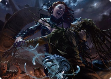 Embuscade nocturne d'Olivia Carte artistique [Série artistique Innistrad : Chasse de Minuit]