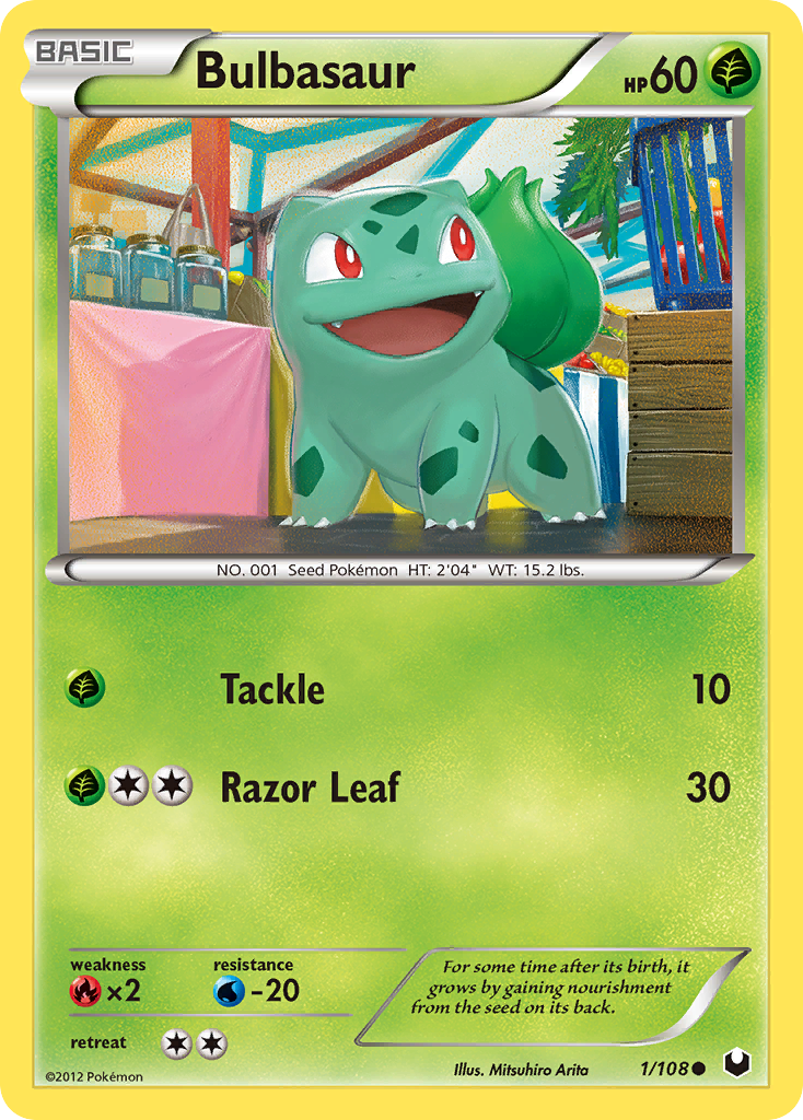 Bulbasaur (1/108) [Negro y Blanco: Exploradores Oscuros]