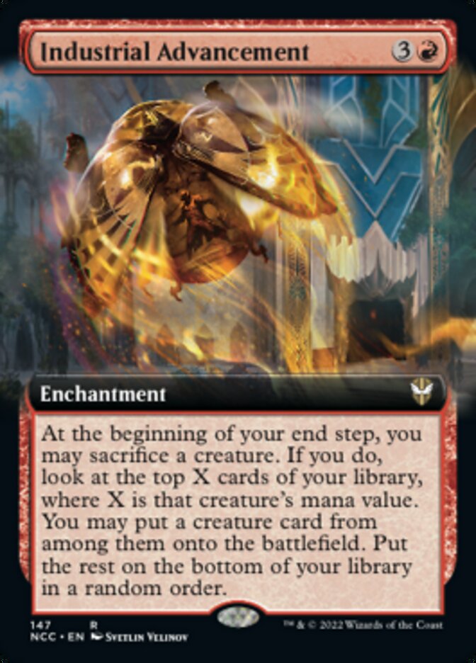 Avancement industriel (Extended Art) [Rues de la Nouvelle Capenna Commander]