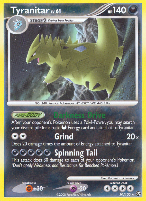 Tyranocif (30/100) (Exclusif aux decks à thème) [Diamant & Perle : Tempête]